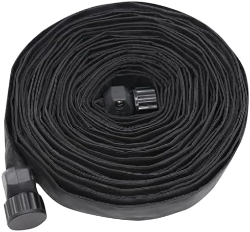 Soaker Hose 50FT 1 Pack, Thickened Flat Drip Irrigation Hose, Save 80% Water, Leak-Free Design Watering Hose for Garden Lawn Flower Bed Vegetable Field 50ft by Unknown