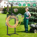 TomCare Garden Hose Holder Heavy Duty Water Hose Holder Holds 160 FT - Image 7