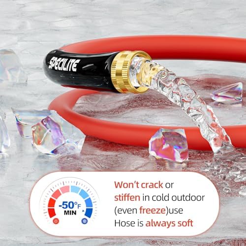 SPECILITE 3/4" x 15FT Hot/Cold Short Leader Garden Water Hose, -50℉-190℉ - Image 5