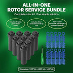 Rain Bird 5000 Rotor with Nozzle Tree 10 Pack + Rotor Screwdriver Tool - Image 5