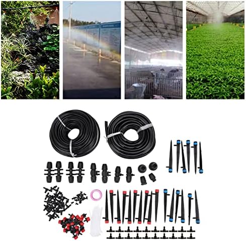 Omabeta Garden Automatic Drip Irrigation Efficient Water Saving System for Plants 30m Micro Irrigation Kit for Greenhouse - Image 5