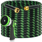 Garden Hose 75ft Flexible Non-Expandable Water Hose Ultra Lightweight Kink-Free Leak-Proof Durable & Abrasion-Resistant with 3/4" Brass Fittings for Patio Yard RV and Outdoor Use by YEENUO