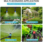 230ft Drip Irrigation System with Quick-Connect,33ft 1/2" Mainline & 197ft 1/4" Tubing Drip Irrigation Kit and 3 Nozzle Types Irrigation System for Garden,Flower Bed, Raised Bed, Greenhouse - Image 6