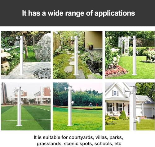 Frost-Free Outdoor Faucet Post - Vertical Garden Water Column Spigot, Freestanding Hose Stand, 60cm Gray - Durable Outside Water Inlet for Easy Gardening - Image 7