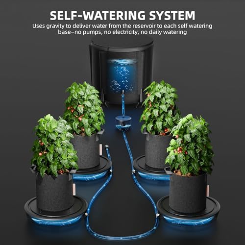 Spider Farmer 4 Pot Gravity-Fed Self Watering System, Automatic Watering - Image 3