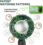 Watering Wand for Hanging Baskets & Windows, Lightweight 6-Spray Wand, Ergonomic Nozzle for Garden, Patio, Car Cleaning (Green, 24 Inch) - Image 3