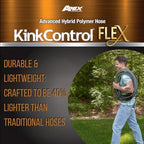 Kink Control Flex Advanced Hybrid Hose - 50 Ft Outdoor Hose, 40% Lighter, Ultra Flexible, Easy to Maneuver, Neverkink Technology, Durable Construction - Image 4