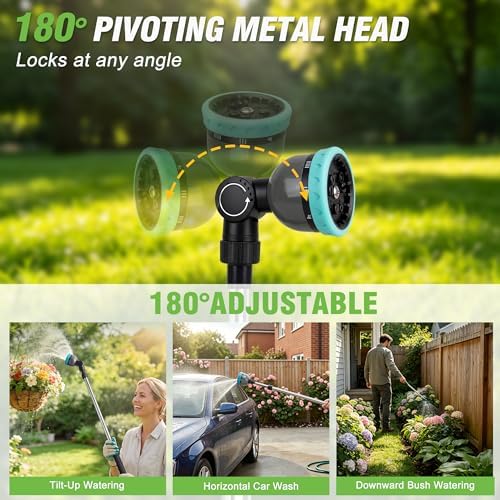 Telescoping Watering Wand with Thumb Control, 37-55 Inch Garden Hose Nozzle - Image 5