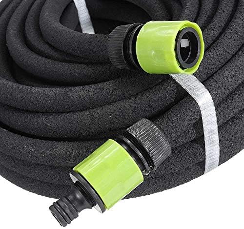 Sprinkler Controller 15m Black Porous Irrigation Soaker Hose Expandable Flexible Watering Dripper Tu Pipe Garden Lawn Plant Irrigation Tool Automatic Water Irrigation Control System - Image 5
