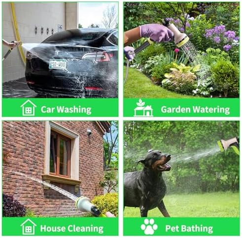 Stainless Steel Metal 25FT Garden Hose Lightweight, Puncture & Rust Proof Heavy Duty Water Hose for Yard, RV, Garden, Outdoor - Image 5