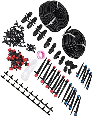 Garden Irrigation System, 30m 4/7 Automatic Drip Irrigation Kit, Misting Plant Watering System Micro Irrigation Kit for Garden Greenhouse Flower Bed Patio Lawn - Image 2