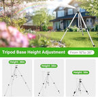 Heavy Duty Impact Sprinkler on Tripod Base,2 Pack 36 Inch Tripod Sprinkler - Image 3