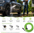 PWACCS Pressure Washer Hose 50 FT, 1/4" ID Steel Braided Power Washer Hose - Image 3