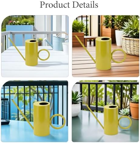 Generic Stainless Steel Indoor Watering Can 51oz 1500ml Lightweight Long Neck Watering Pot for Succulents and Vegetables with Stylish Design for Indoor Gardening - Image 3