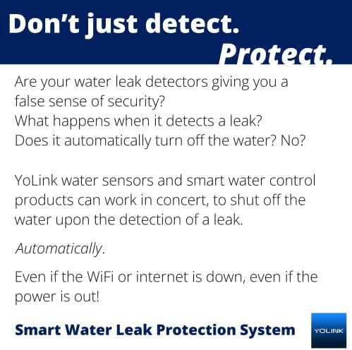 YoLink X3 Valve Controller Kit, 3/4" Brass Motorized Ball Valve, LoRa Long Range, 10+ Year Lithium, D2D with Leak Sensors & Fob, App Control & Schedules, Alexa/IFTTT/Home Assistant, Hub Required - Image 6