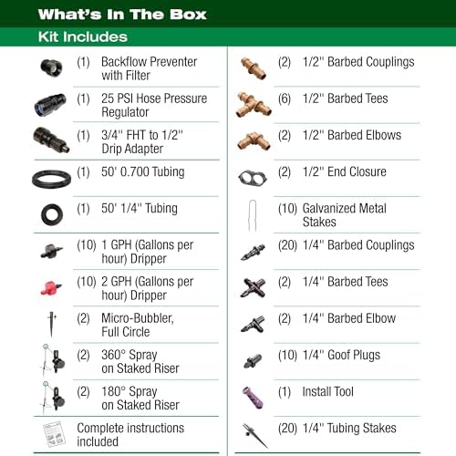 Rain Bird LNDDRIPKIT Drip Irrigation Kit - Image 2