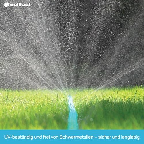 Cellfast 19-022N SPRING Irrigation Hose 3 Channel Complete with Nozzles, Uniform Hydration, UV Resistant, 1/2" 15m - Image 5