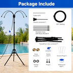 Standing Misters for Outside Patio, 5.3Ft Adjustable Misting System - Image 3