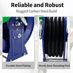 Fuel Hose Reel,Fuel nozzle,Fuel Hose Swivel,3/4" X 33' Retractable Diesel Hose Reel,Heavy-duty Industrial Settings. Max 300 PSI,Spring Rewind Mechanism Ease of Use for Farm Ships Vehicles - Image 6