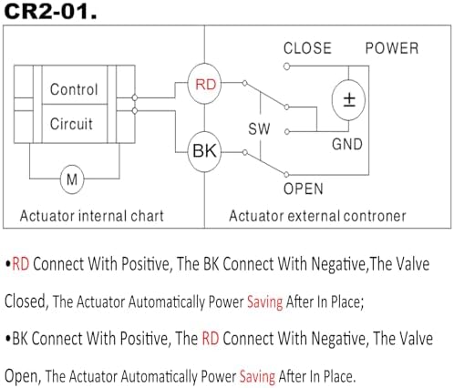 3/4" 2 Way 12VDC Brass NPT Reverse Polarity 2 Wires On/Off Motorized Electrical Ball Valve - Image 6