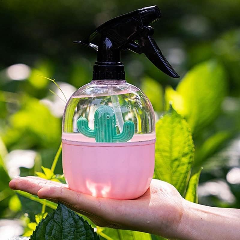 Bottles Cute Spray with Cactus Decoration Reusable Pressure Bottle for Spraying Plants Watering Home(E) - Image 3