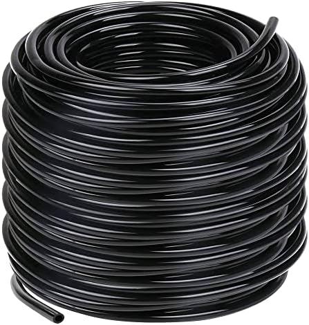 Hourleey Blank 200 FT Distribution Tubing Irrigation Drip Hose, 1/4 Inch Drip Line by Hourleey