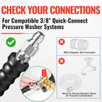 YAMATIC 3/8 Inch Pressure Washer Hose, 4000 PSI, 50 FT - Image 5