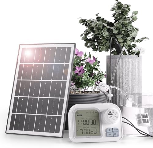 Raddy WS-7 Solar Drip Irrigation Kit, Auto Soil Moisture Sensor by Raddy