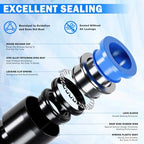 100FT 1/4" DOT Air Line with 40 Pcs Quick Connect Air Line Fittings - Image 4