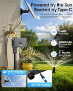 Solar WiFi Water Timer, Smart Solar Hose Timer for Garden, 365-Day Power - Image 5