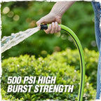 RUGGED RHINO Heavy Duty Garden Hose 100ft x 5/8in, Green and Black - Image 5