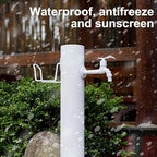 Outdoor Aluminum Alloy Cylindrical Garden Water Column, Freestanding Hose Holder Hydrant with Tap for Garden Farm Ranch Backyard（86 * 10.5cm/34 * 4in） - Image 6