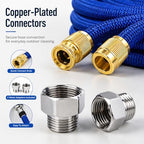 High Pressure Hose Nozzle with 32.8 ft Hose, Jet Sweeper Nozzle with 3/4 Garden Hose Adapter, Car Wash Hose Kit for Driveway Patio Yard Cleaning (34.4 ft Hose) - Image 2