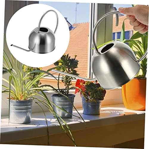 Stainless Steel Long Spout Watering Can Ergonomic Garden Tool for Use for Flower Plant Irrigation Durable Design for Effortless Watering - Image 4