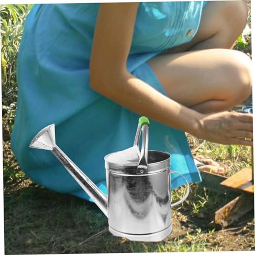 Vintage Stainless Steel Handheld Watering Can Xmas 5l for Flowers - Image 6