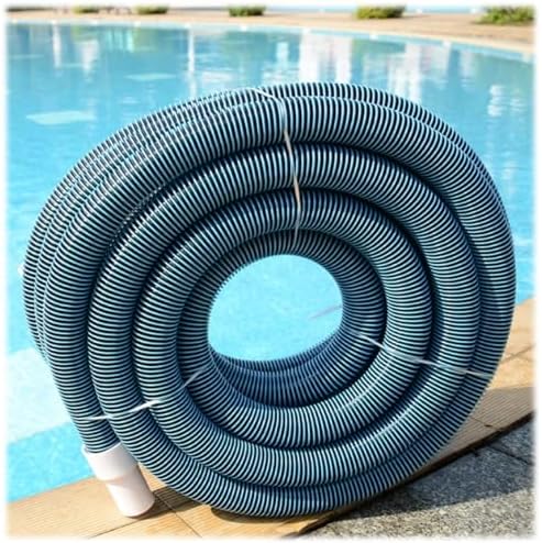 Pool Vacuum Hose, Kink-Free Swivel Cuff, Spiral-Wound Design(1.5insh,10m/33ft) by Unknown