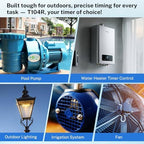 T104R 24-Hour Mechanical Timer Switch, DPST, 3R Rainproof Shell - Image 5