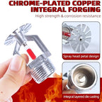 6 Pcs Fire Sprinkler Head, 3/4” NPT 155℉(68°C) Pendent Type Spray - Image 4