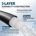 SPECILITE Garden Water Hose 150 ft x 5/8", Ultra-Lightweight & Easy to Store - Image 4