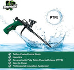 Sprayman Foam Dispensing Gun - (1 Pack) Precision Spray Foam for Insulation & Sealing, Teflon Coated Expanding Foam Gun for Contractors & DIY Projects, Dual Extension Tips Included - Image 5