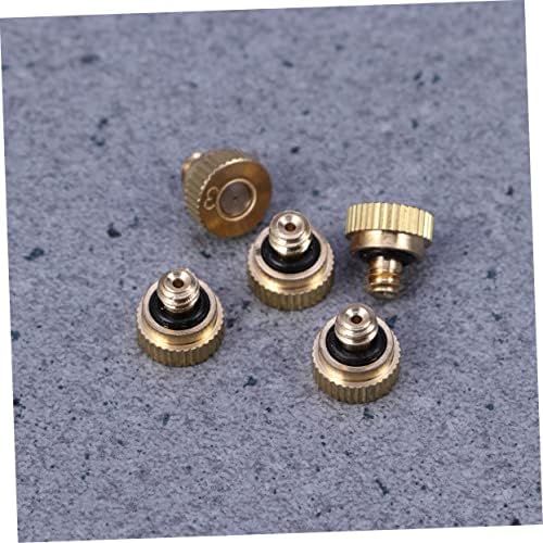Sosoport 60pcs Brass Misting Nozzles Mist Spraying Nozzles Precision Design for Misting Cooling System - Image 5