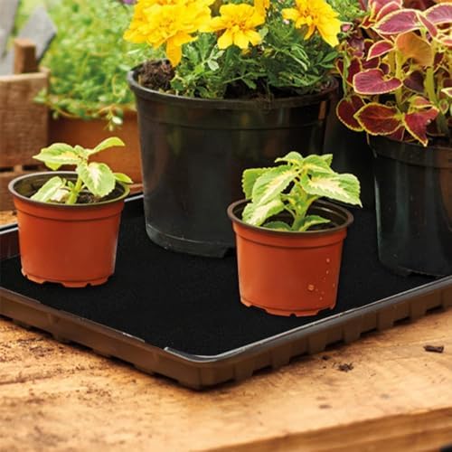 SagaSave 2 Packs Automatic Plant Watering Mat, Self Watering Capillary Mat, 3mm Thicken Vacation Plant Watering System for Greenhouse Hydroponics Indoor Potted Plants - Image 6