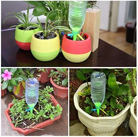 Gardening Irrigation Dripper 5 PCS Garden Potted Plants and Flowers Automatic Watering Device Irrigation Dripper Plastic Adjustable Nozzle with Bracket (Color : 4L/H) - Image 4