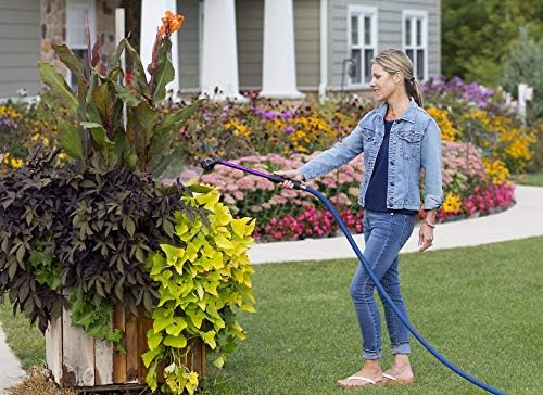 Dramm RainSelect Rain Wand – 16 Inch Aluminum Watering Wand with 9-Pattern Adjustable Spray Head & One Touch Thumb Control Valve – Garden Hose Wand for Containers, Raised Beds & Hanging Baskets – Red - Image 2