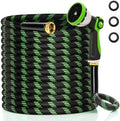Garden Hose 75 ft Water Hose Flexible Non-Expandable Outdoor Heavy Duty Lightweight Leakproof Kink-free flex Watering Hose Pipe for 3/4 inch Fitting Yard Lawn Outside Car Wash by Ahititi