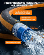Garden Hose 50ft, Kink-Free Lightweight Water Hose, Black-Orange - Image 4