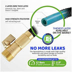 J&B XpandaHose 75ft Expandable Garden Hose - Heavy Duty Superior Strength 3750D - 4 -Layer Latex Core - Extra Strong Brass Connectors and Storage Bag (Black 75) - Image 5