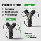 Super Stars Rapid-Y HVAC Hose Fitting, 2 x 3/8" Male to 3/8" Female - Image 7