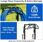 Heavy Duty Garden Hose Holder, 130 lbs Capacity, Anti-Tilt - Image 6