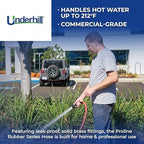 Underhill Proline Rubber Series Heavy-Duty Garden Hose for Hot or Cold Water, Lightweight, 500 PSI BP, 150 PSI WP, H58-050PRO-R 5/8 Inch x 50 ft Red - Image 6